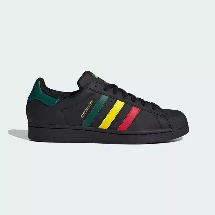 X Adidas Superstar Rasta Black
