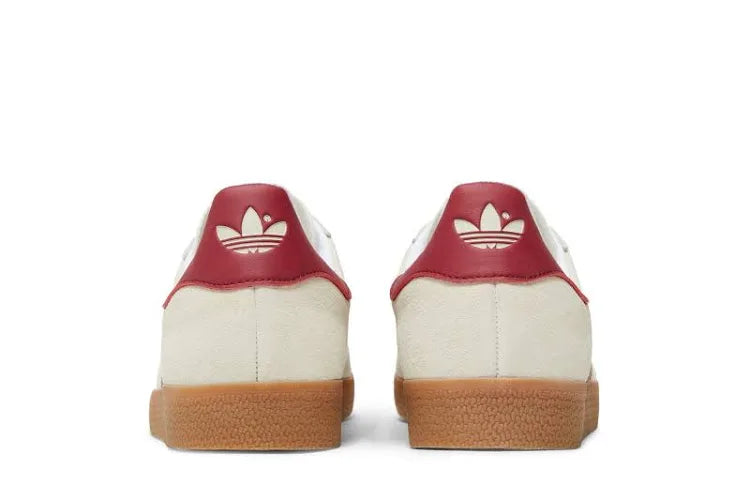 X Adidas Gazelle Aluminum Collegiate Burgundy